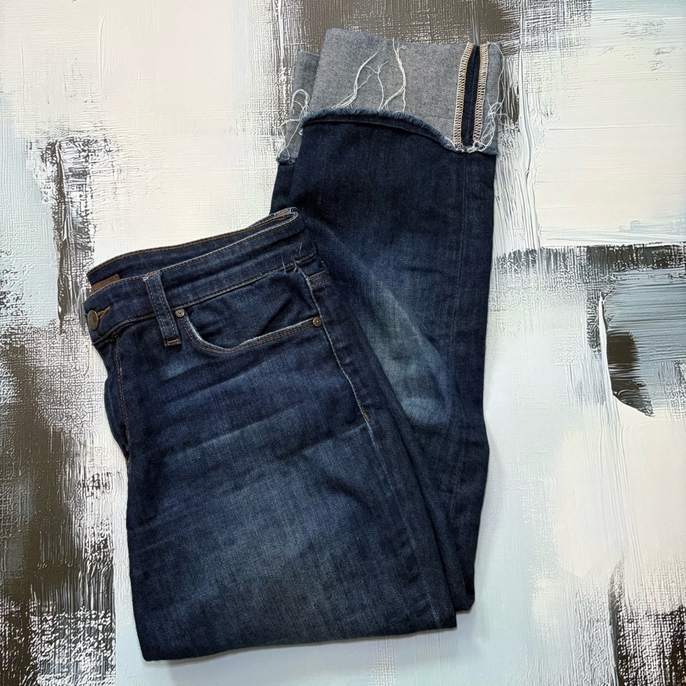 Joe’s Jeans Women’s W29 Dark Wash Raw Hem Cuffed Denim